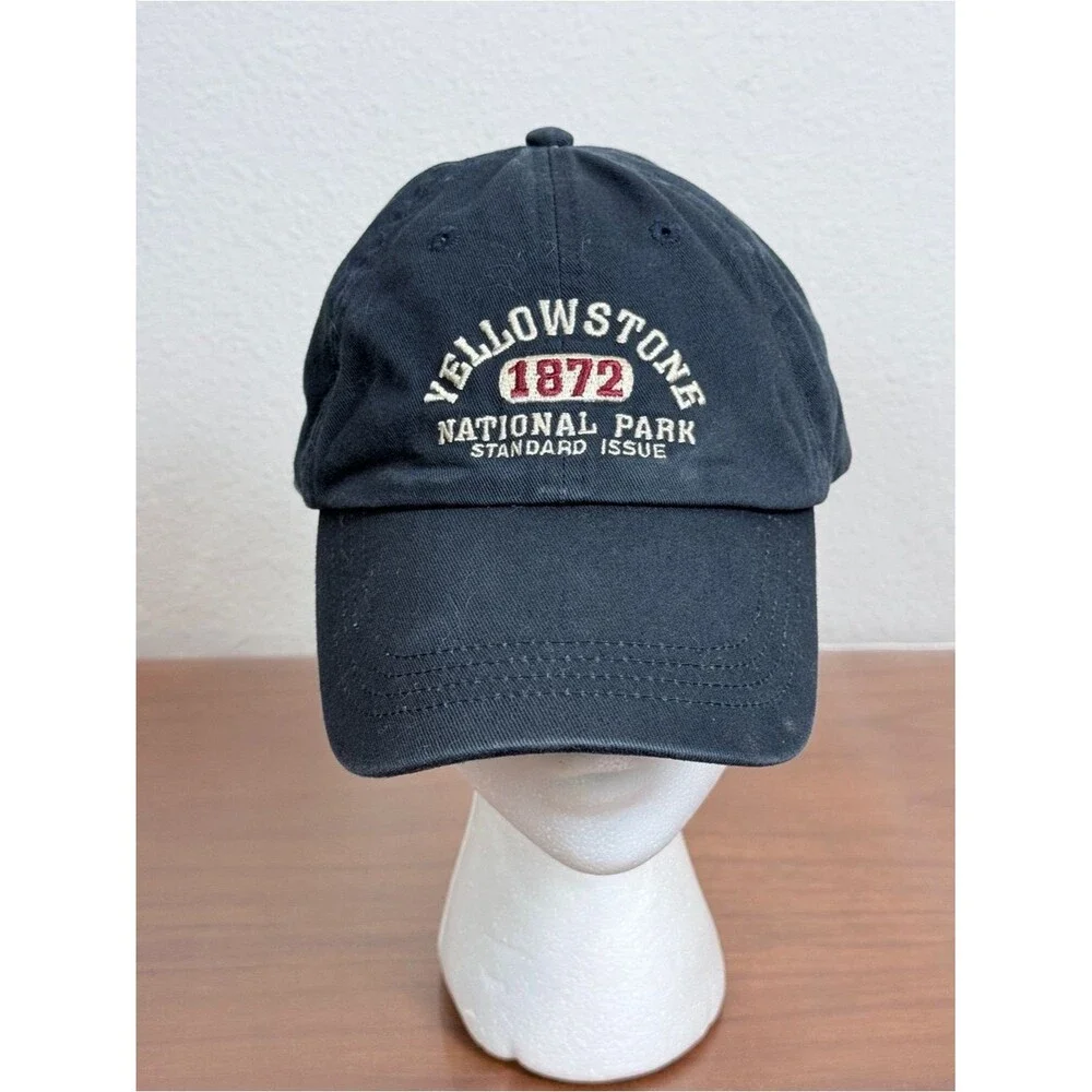 Yellowstone National Park 1872 Navy Embroidered Kids Baseball Cap